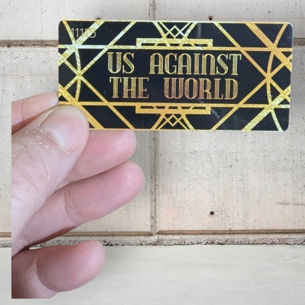 Zox *US Against The World* Single Wristband Size Medium